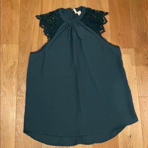 NWT Japna Sleeveless Lace Blouse size L